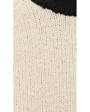 By Malene Birger シエナ セーター ブラック×ホワイト カラーブロック - サムネイル6
