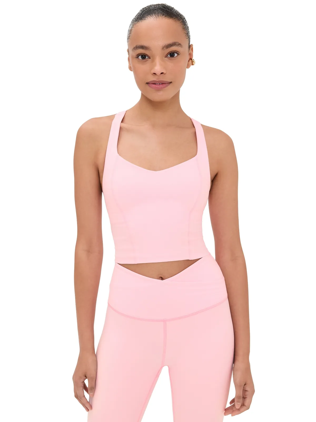 Beyond Yoga Intensity Racerack Cropped Tank - 画像1