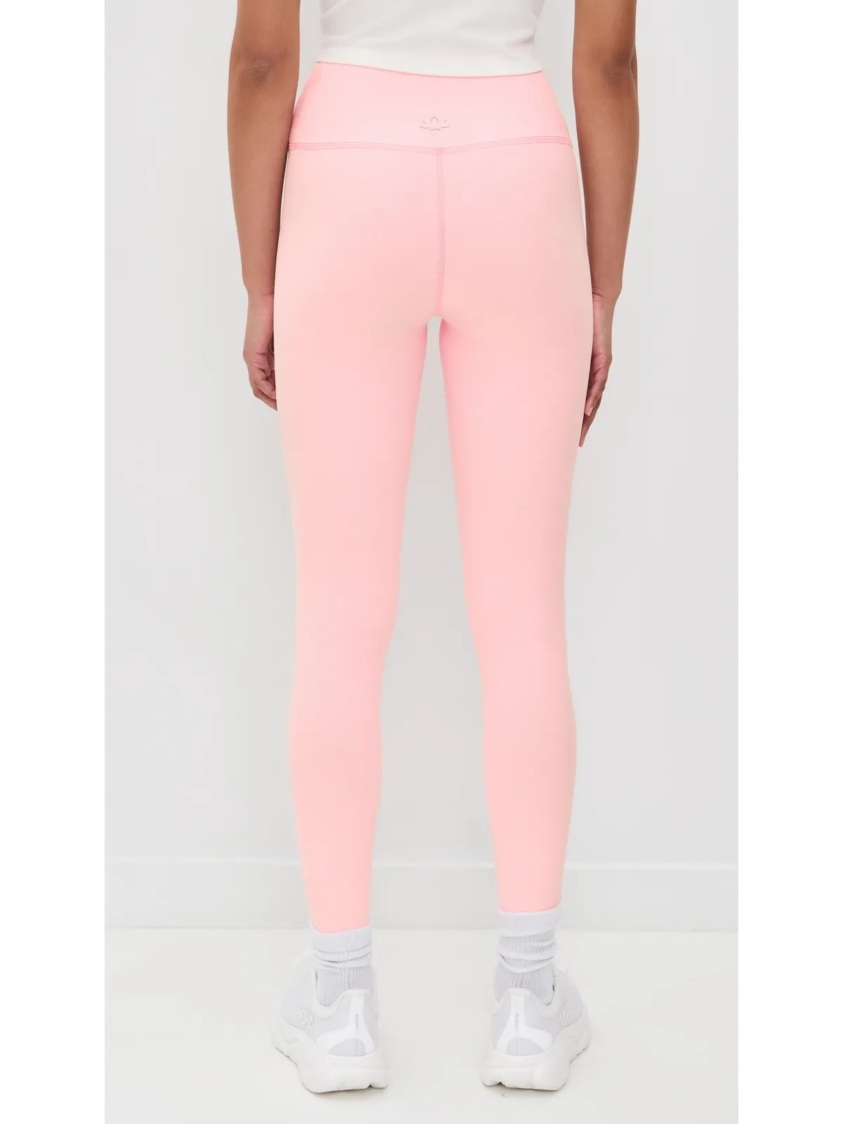 Beyond Yoga スペースドウェア アット ユア レジャー ハイウエスト ミディ アンクル レギンス（Frosty Pink Heather） - 画像3
