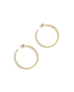 Gorjana クルー ラージフープ ピアス - サムネイル5