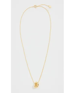 Gorjana Infinity Knot Necklace Gold Plated One Size - サムネイル5