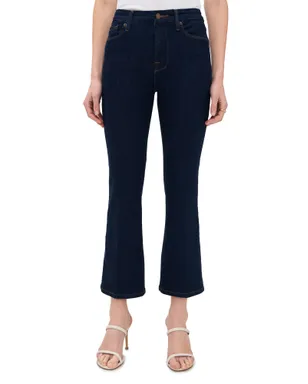 Good American グッドレッグス クロップ ミニブーツジーンズ Indigo1153 - サムネイル1