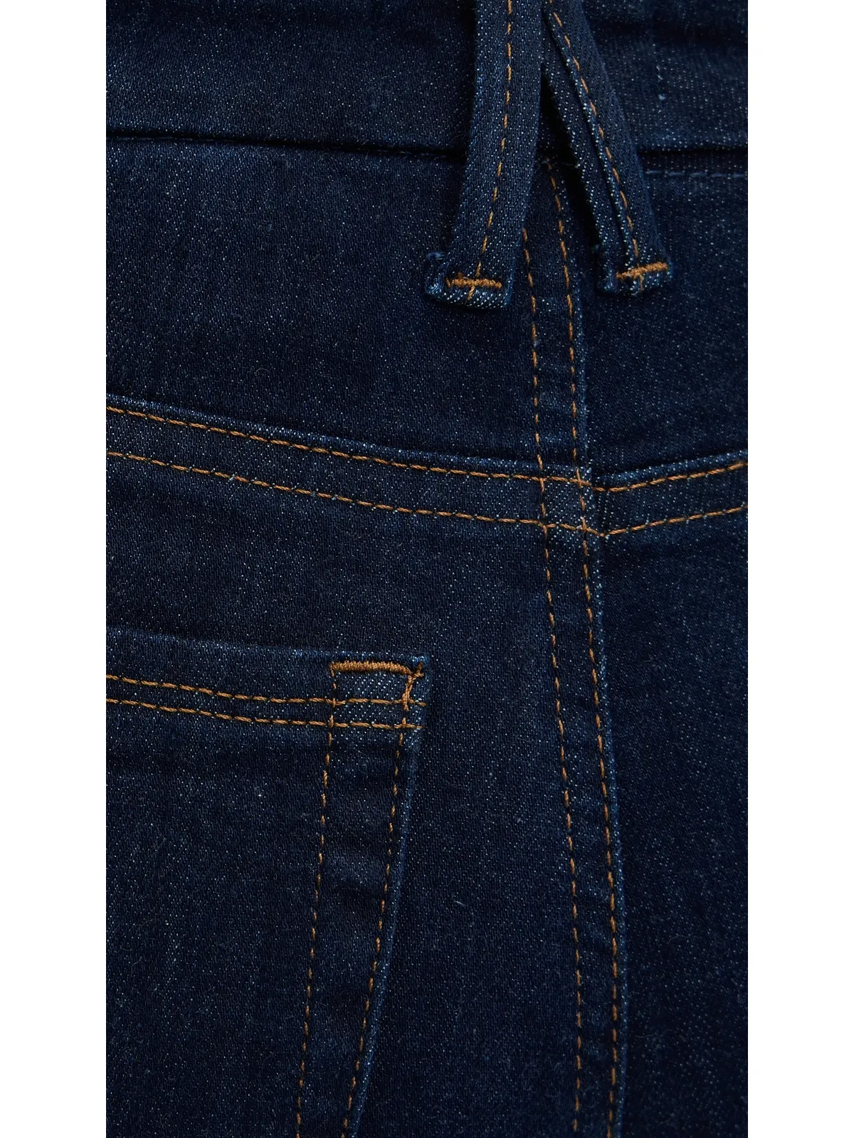 Good American グッドレッグス クロップ ミニブーツジーンズ Indigo1153 - 画像6