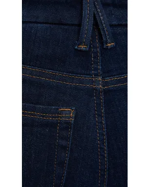 Good American グッドレッグス クロップ ミニブーツジーンズ Indigo1153 - サムネイル6