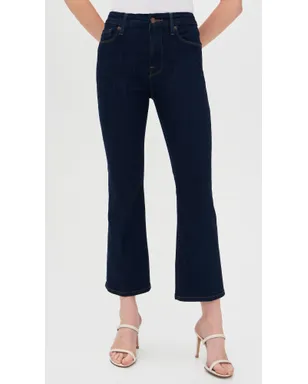 Good American グッドレッグス クロップ ミニブーツジーンズ Indigo1153 - サムネイル2
