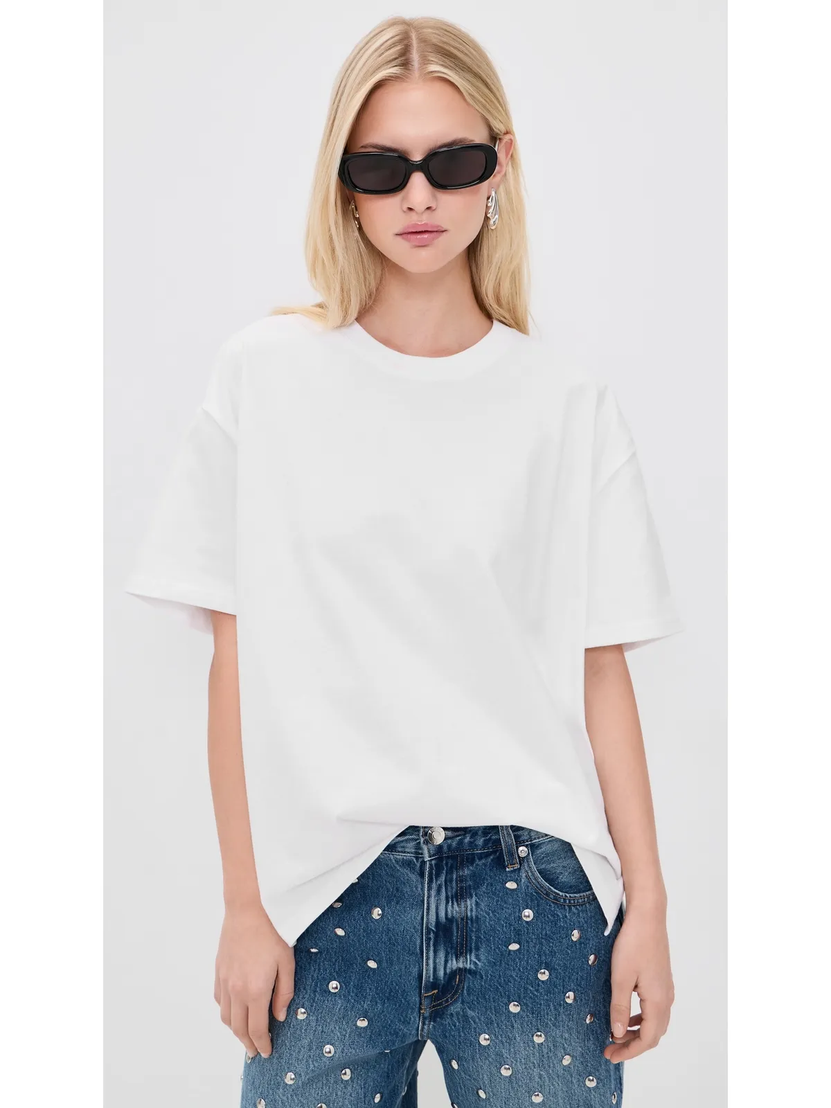 Good American コットン オーバーサイズTシャツ - 画像2
