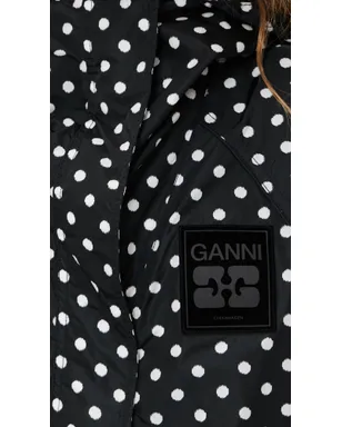 GANNI フライウェイト ナイロン ジャケット ブラック - サムネイル6