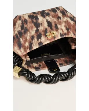 GANNI Bou ミニ タフタ ポシュエット ベージュ - サムネイル6