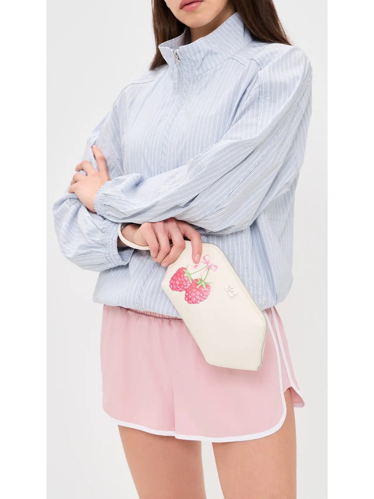 GANNI Bou ラズベリーモチーフ メイクアップポーチ エグレット - 画像3