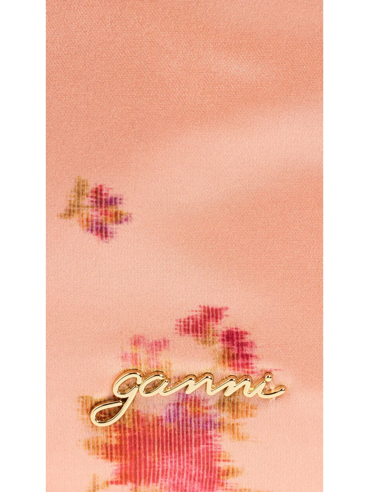 ビンテージ GANNI ポーチ プリント ナイロン バッグ シュリンプ ワンサイズ - 画像5