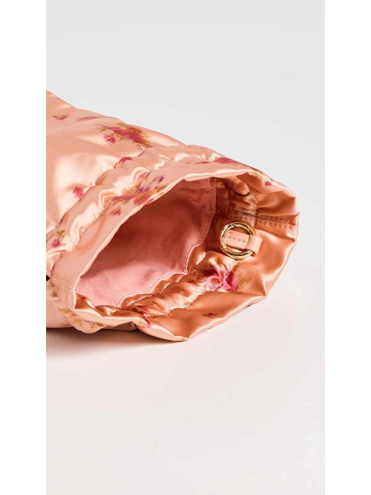 ビンテージ GANNI ポーチ プリント ナイロン バッグ シュリンプ ワンサイズ - 画像6