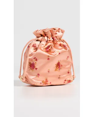 ビンテージ GANNI ポーチ プリント ナイロン バッグ シュリンプ ワンサイズ - サムネイル4