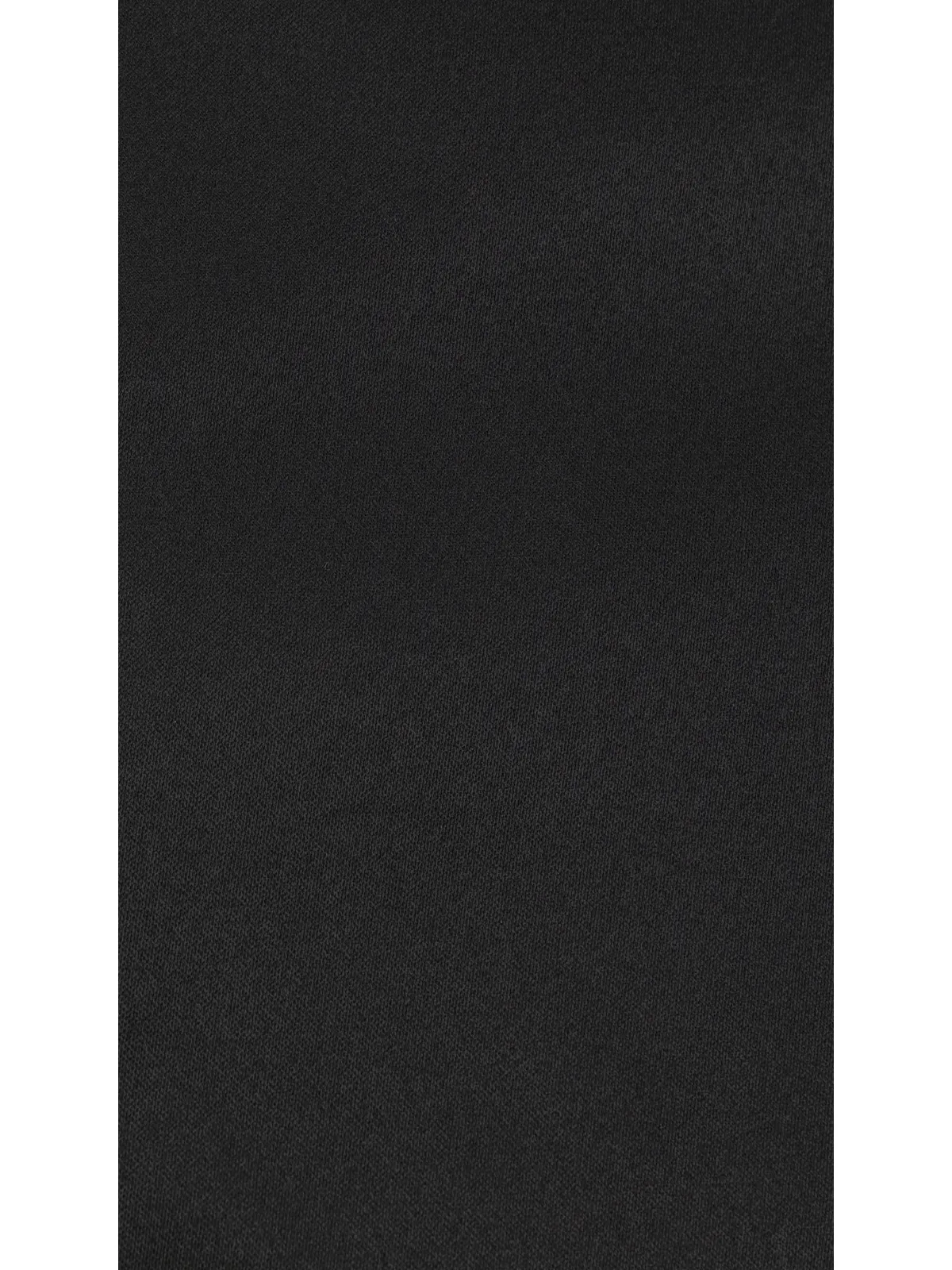 GANNI デュシェス サテン クロスオーバー オープンバック トップ ブラック - 画像6