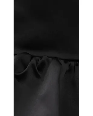 GANNI Duchesse Satin バブルヘム ミニスカート - サムネイル6