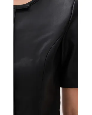 The Garment ブルックリン フェイクレザー ミニドレス - サムネイル6