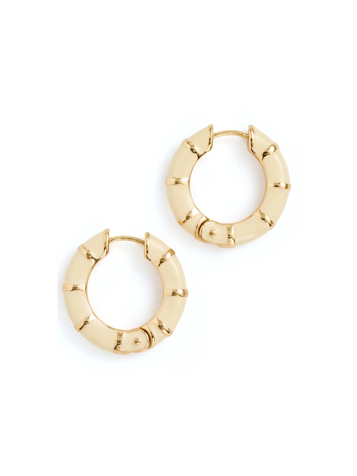 GAS Bijoux サントロペ ピアス ホワイト - 画像1
