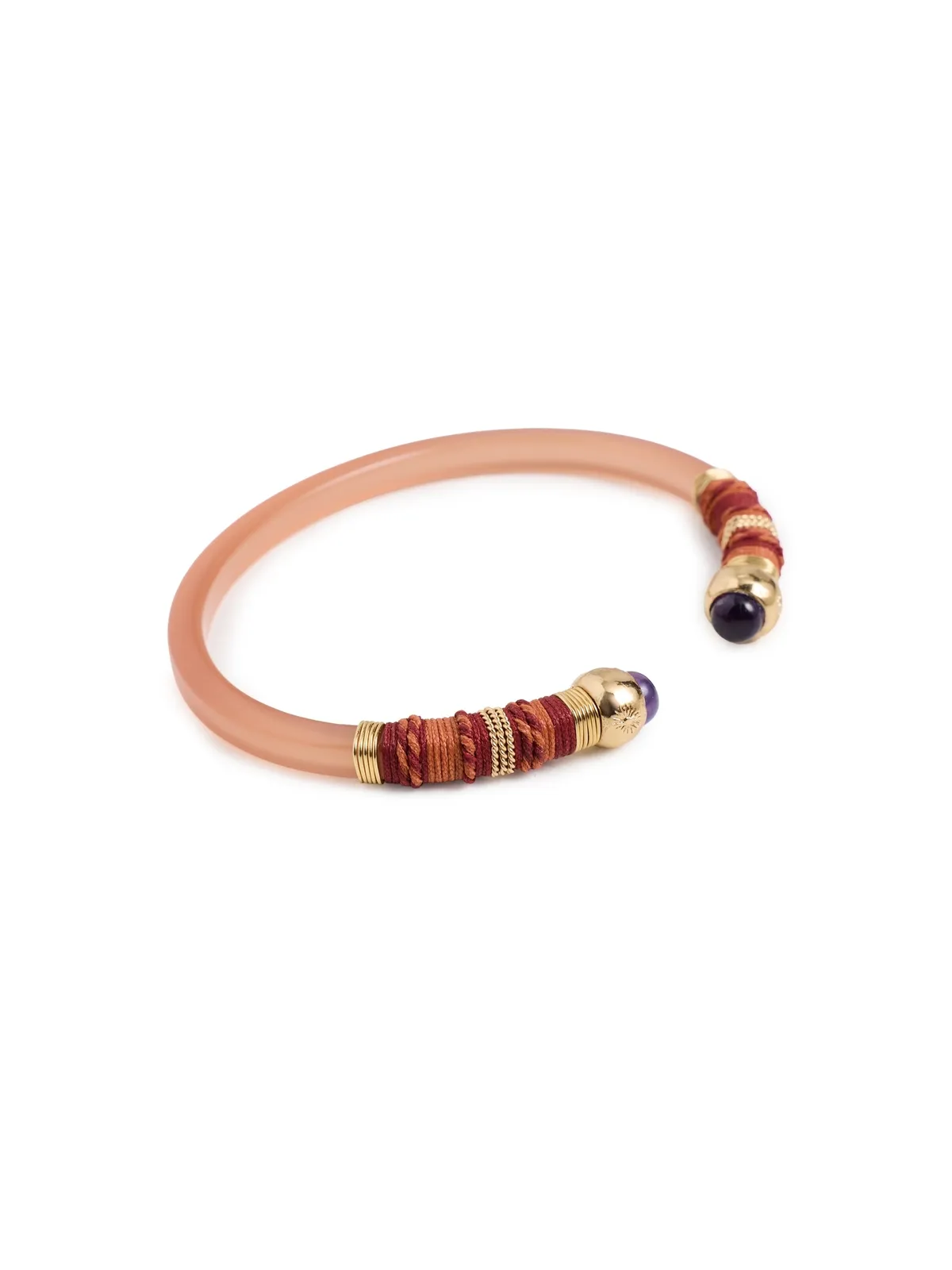GAS Bijoux Sari Emballe ブレスレット オレンジ - 画像1