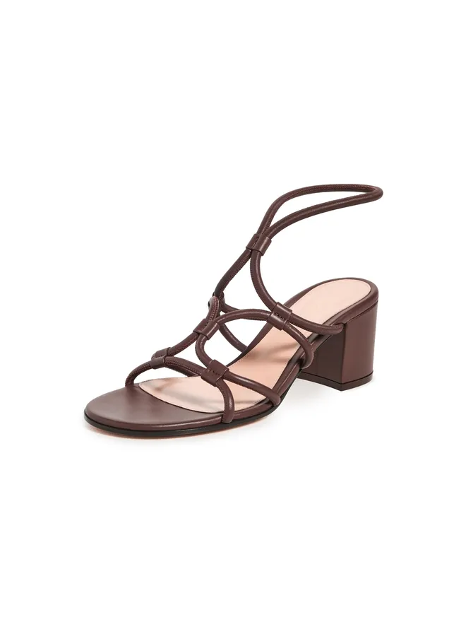 Gianvito Rossi Gianvito Rossi ナパレザー ヒール ブラウン 39の商品画像