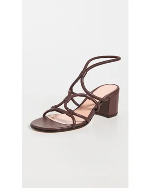 Gianvito Rossi ナパレザー ヒール ブラウン 39 - サムネイル2