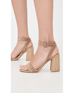 Gianvito Rossi ルアナ カモソ Marbella ヒール キャメル/ナチュラル - サムネイル5
