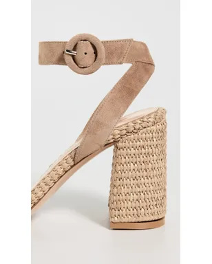 Gianvito Rossi ルアナ カモソ Marbella ヒール キャメル/ナチュラル - サムネイル6