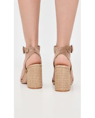 Gianvito Rossi ルアナ カモソ Marbella ヒール キャメル/ナチュラル - サムネイル4