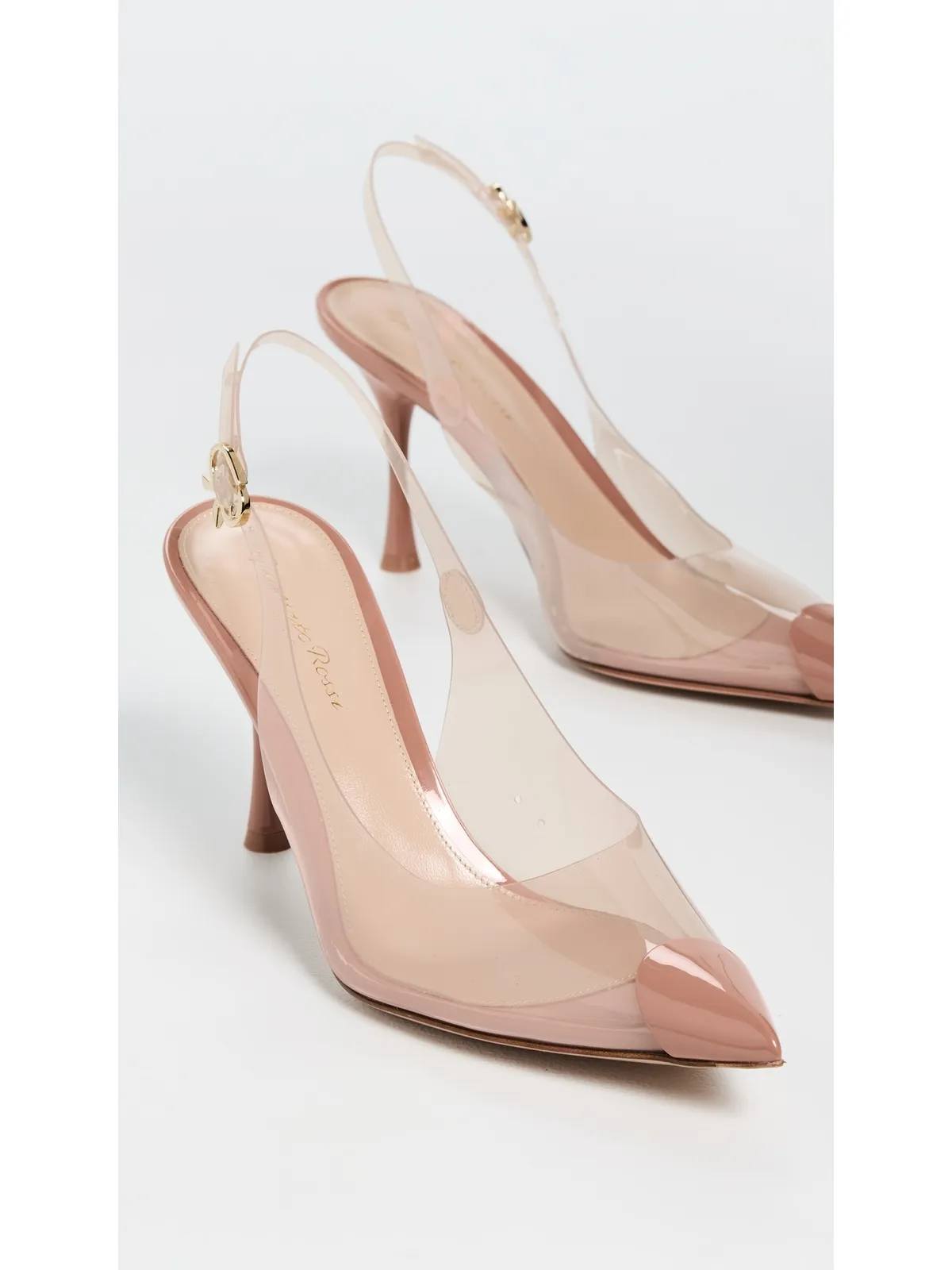 Gianvito Rossi グラス ヴェルニス ヒール プラリン - 画像5