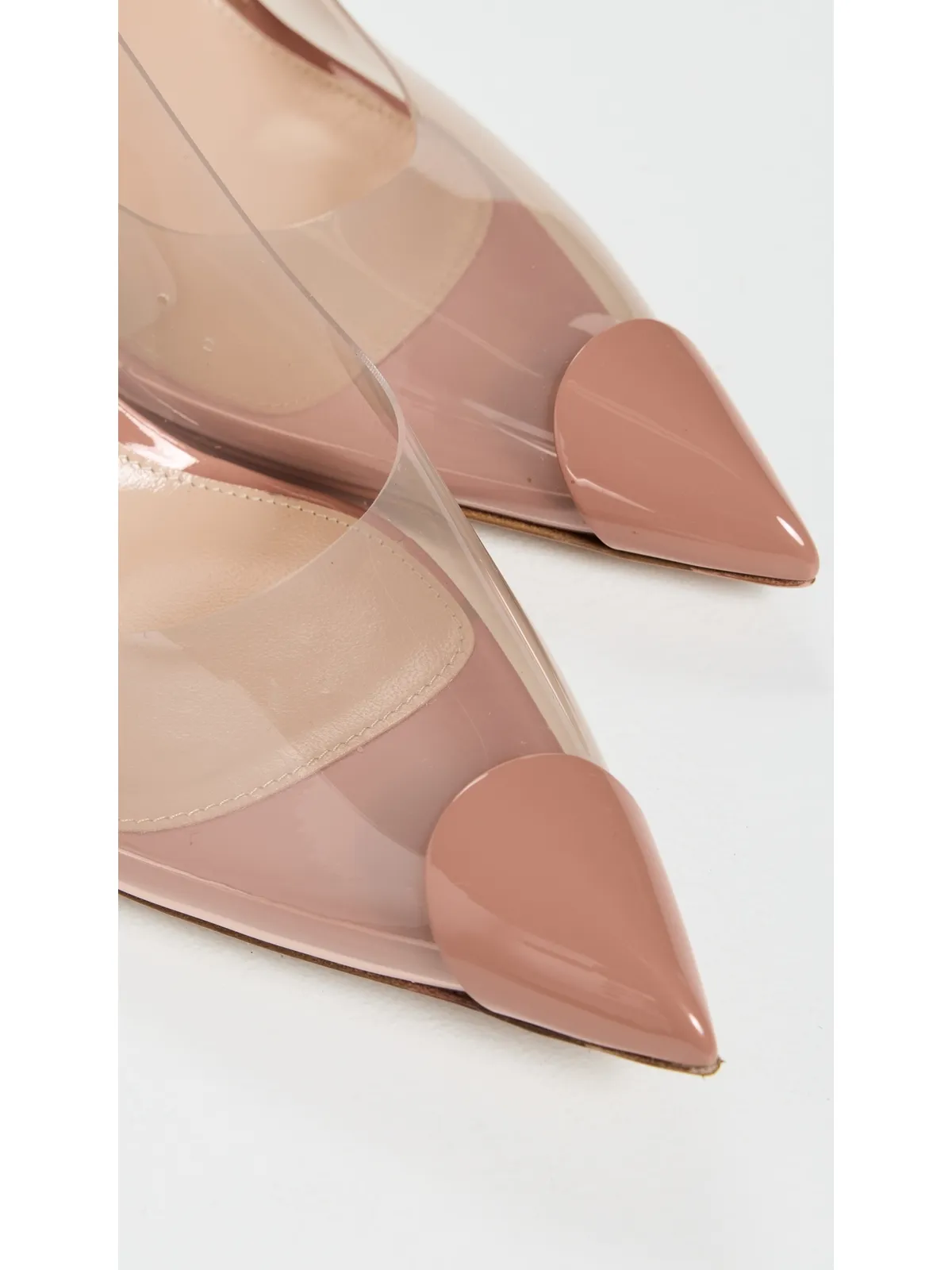Gianvito Rossi グラス ヴェルニス ヒール プラリン - 画像6