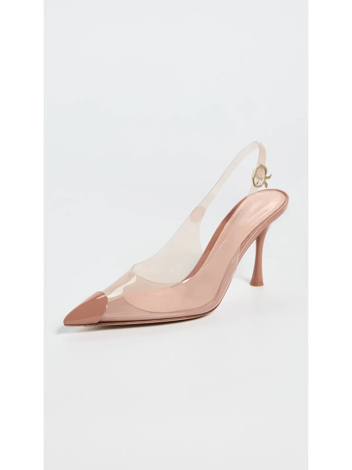 Gianvito Rossi グラス ヴェルニス ヒール プラリン - 画像2
