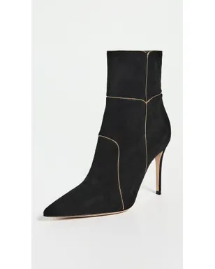 Gianvito Rossi カモシオ ナパ シルク ブーツ ブラック/メコン - サムネイル2