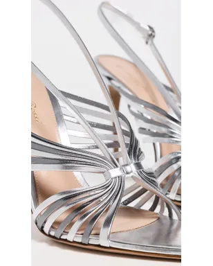 Gianvito Rossi G32784 ナッパシルク ヒール - サムネイル6
