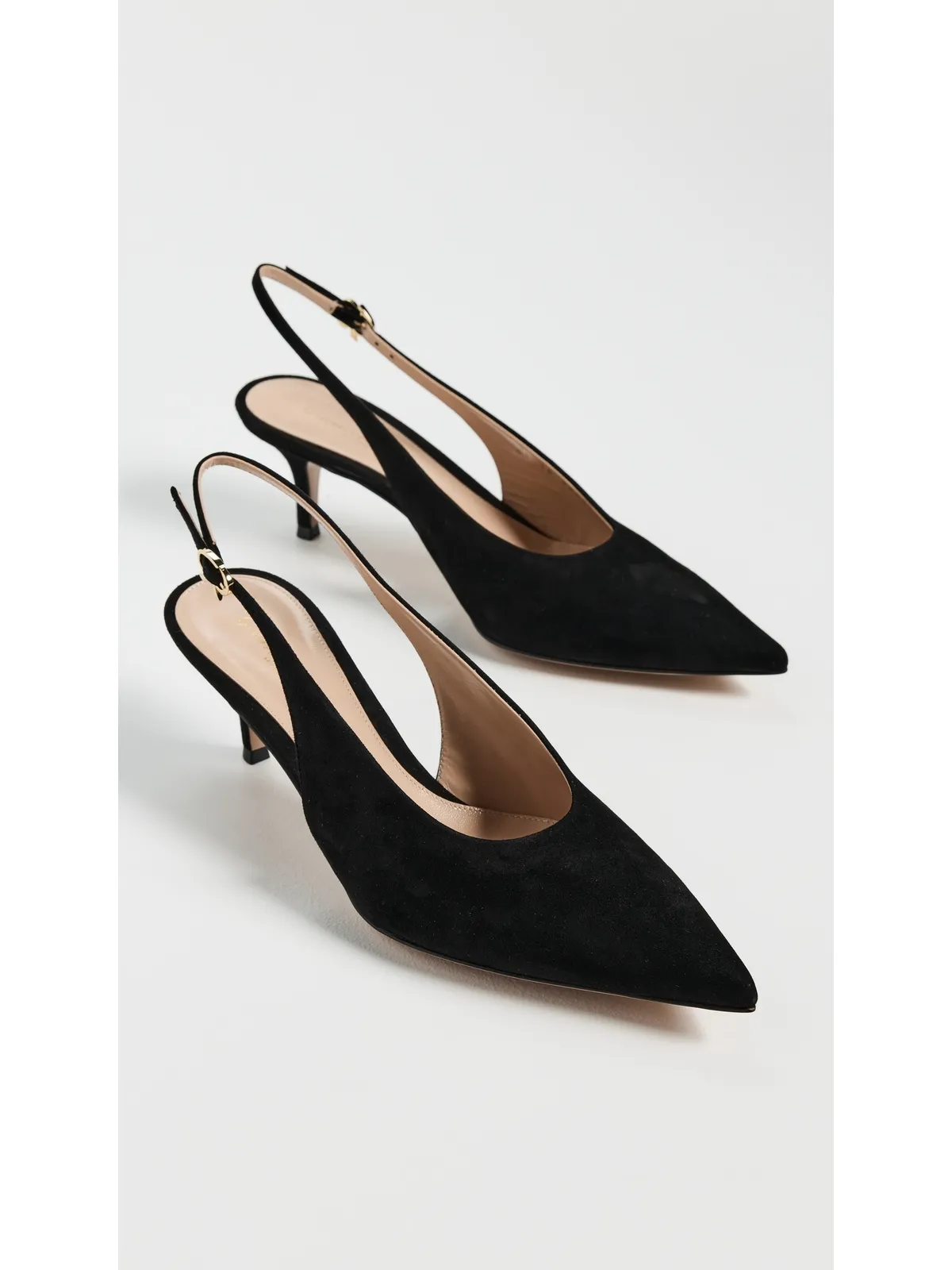 Gianvito Rossi ロビー スリングバック スエード - 画像5
