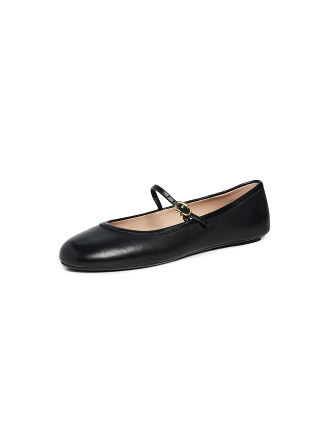 Gianvito Rossi Gianvito Rossi カルラ ナパ フラット ブラック 39の商品画像