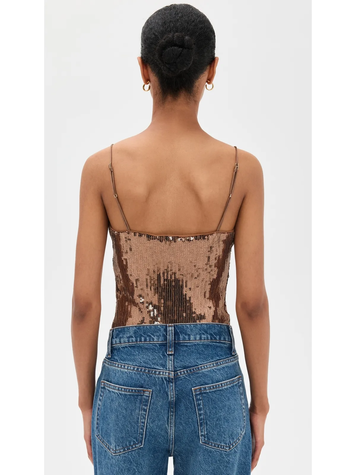 Generation Love Sarah Sequin Thong Bodysuit Coco - 画像3
