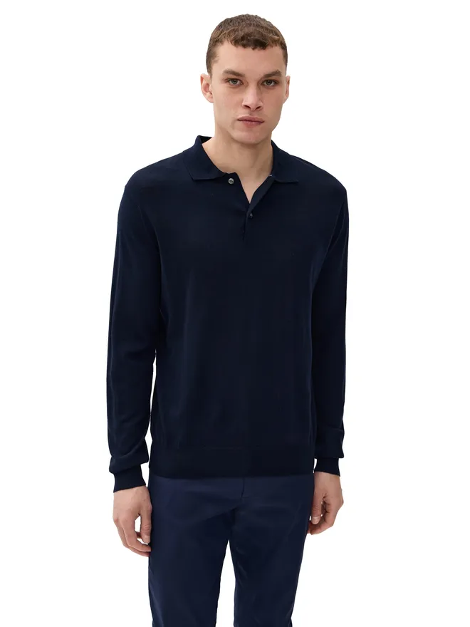 Greyson Greyson サラトガ メリノ ロングスリーブ ポロセーターの商品画像