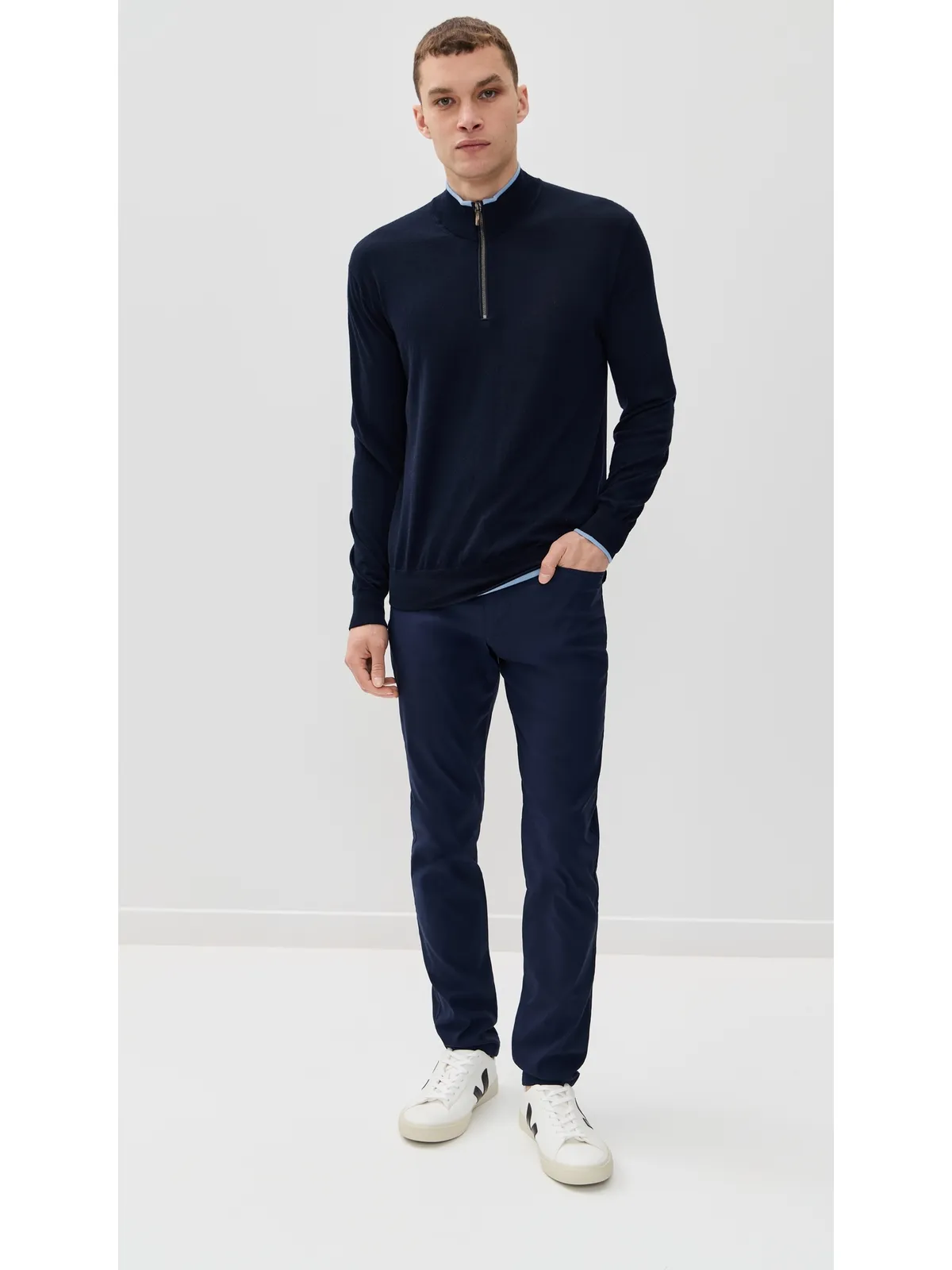 Greyson サラトガ Merino Quarter Zip セーター - 画像5
