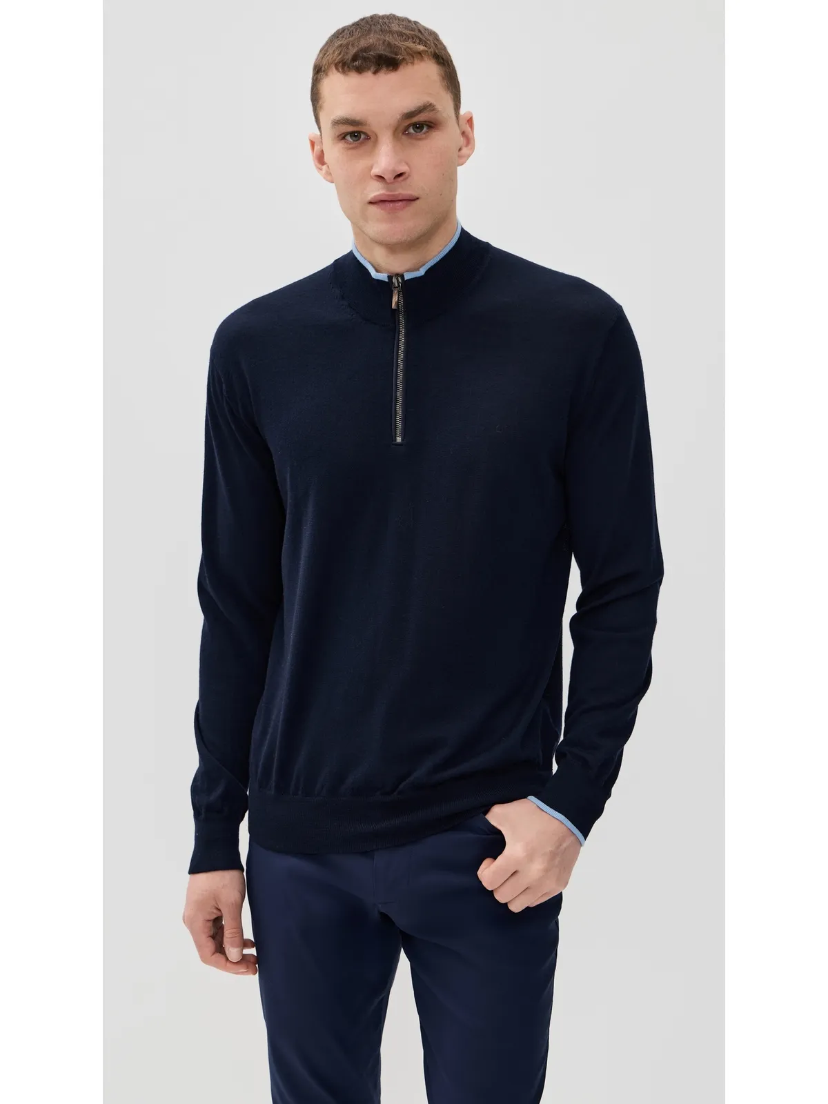 Greyson サラトガ Merino Quarter Zip セーター - 画像2