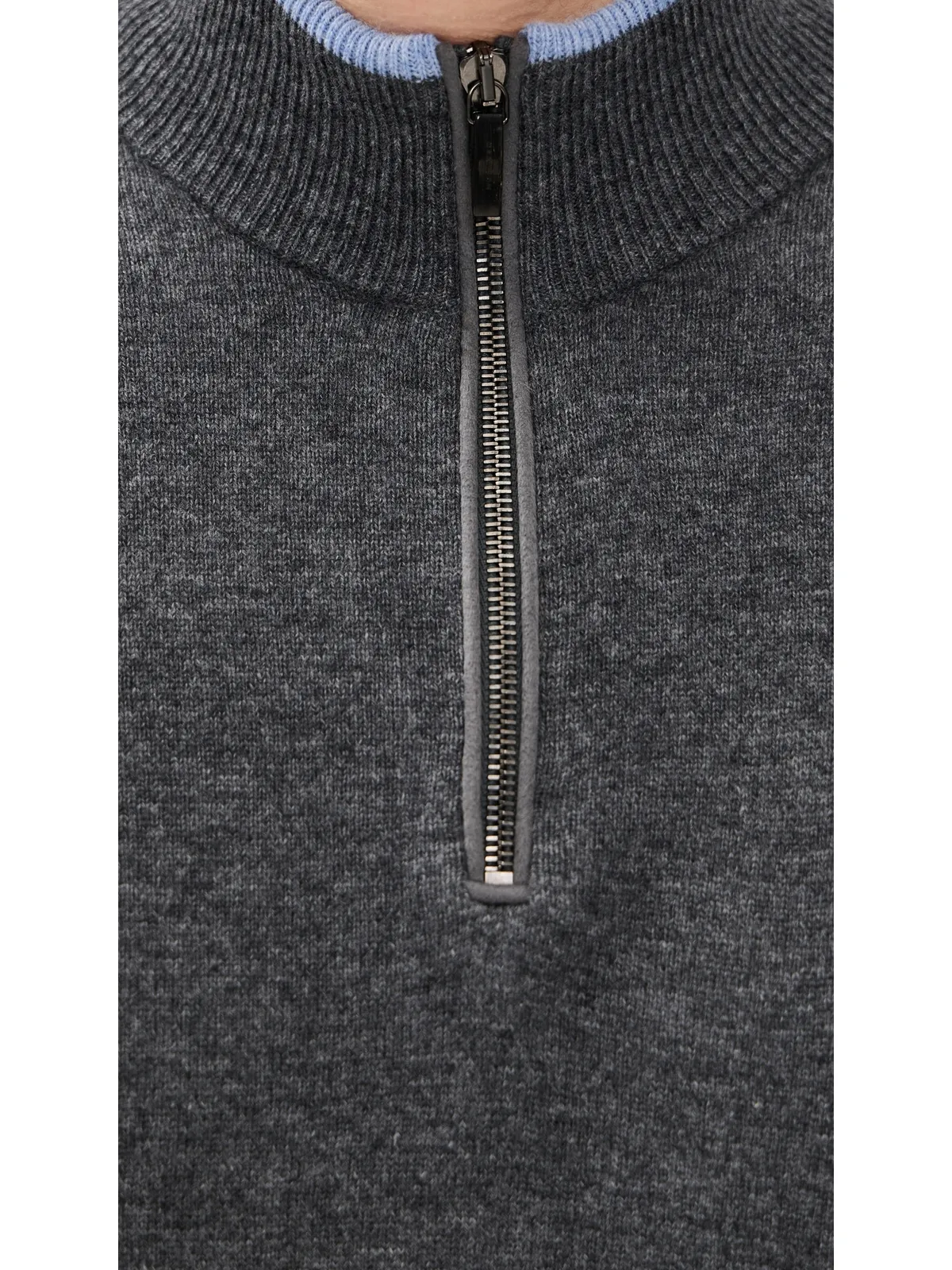 Greyson セボナック カシミヤ混クォータージップセーター - 画像6