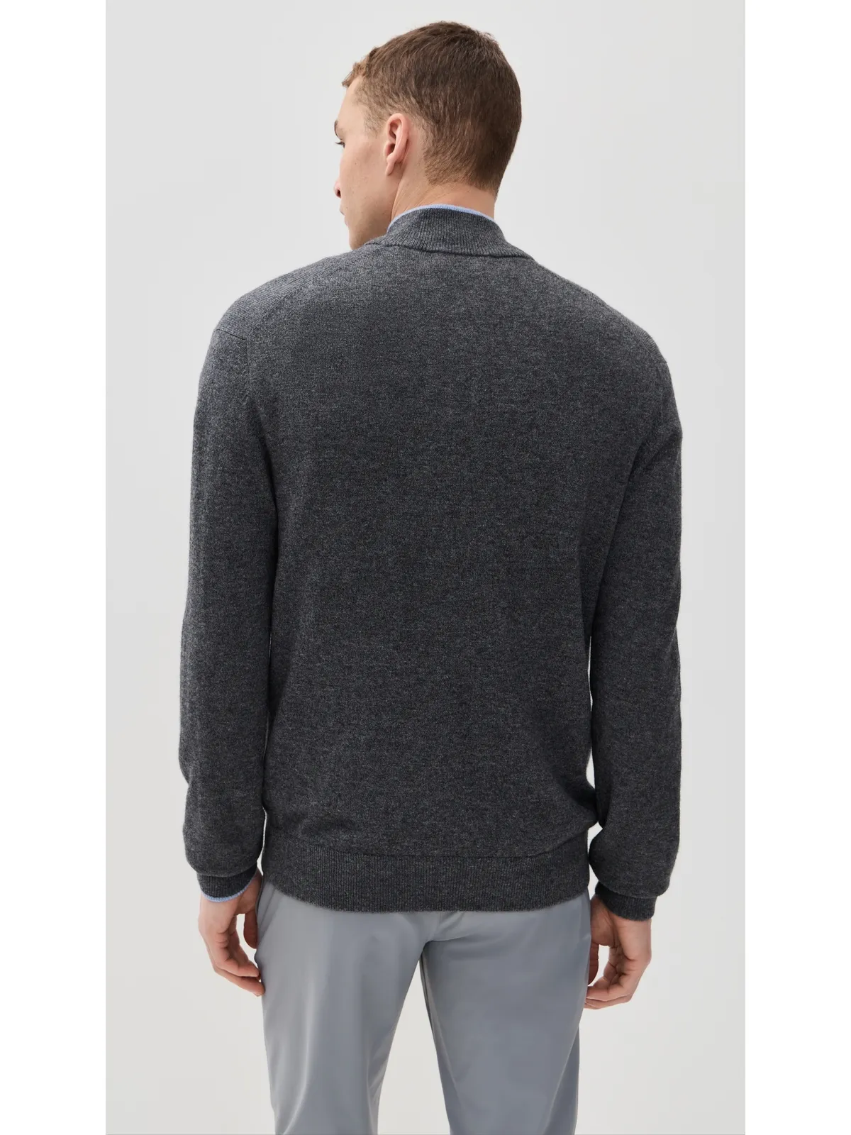 Greyson セボナック カシミヤ混クォータージップセーター - 画像3