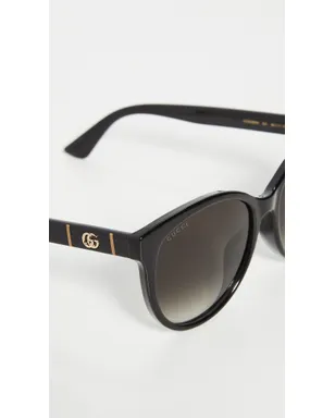 Gucci ロゴ入りソフトキャットアイサングラス - サムネイル5