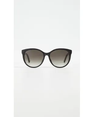 Gucci ロゴ入りソフトキャットアイサングラス - サムネイル2