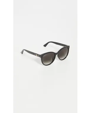 Gucci ロゴ入りソフトキャットアイサングラス - サムネイル4