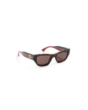 Gucci Web Stripe サングラス - サムネイル1