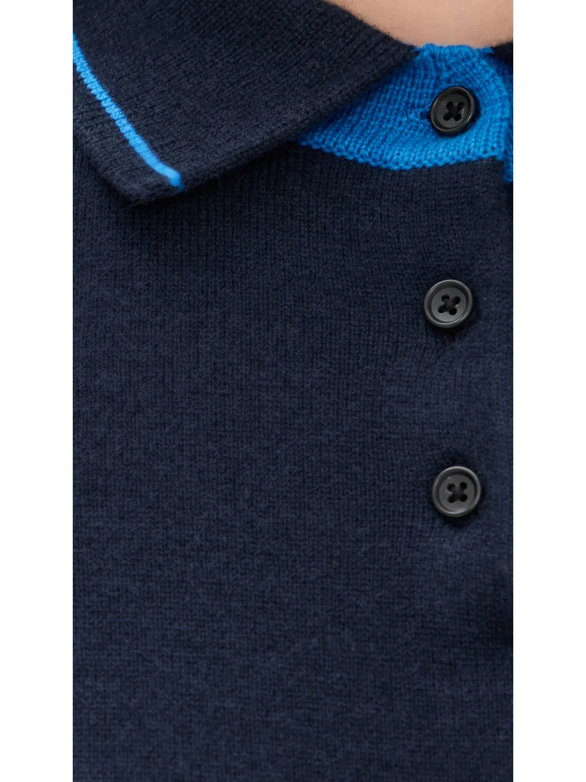 Guest in Residence カシミヤ アルパイン Collegiate Polo Midnight Combo - 画像6