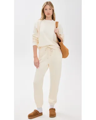 DONNI. エコテリー スウェットパンツ クリーム色 - サムネイル5