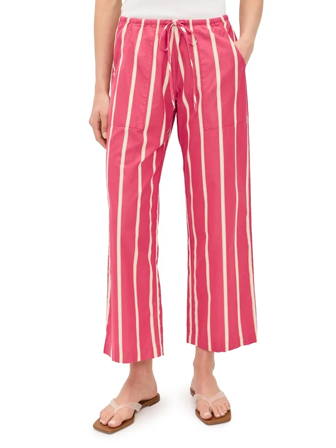 DONNI. DONNI. ポップストライプ ドローコードパンツ Raspberryの商品画像