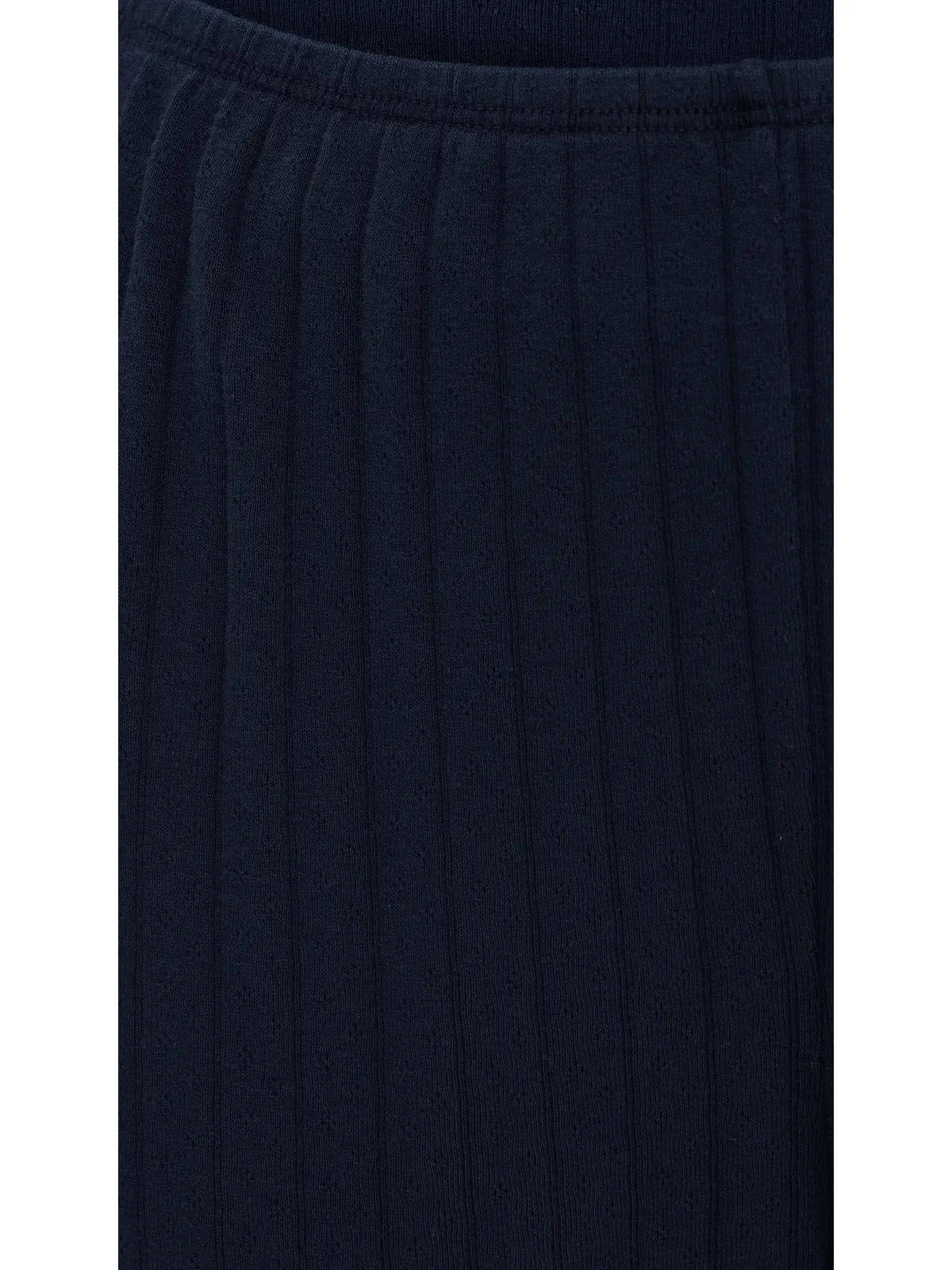 DONNI. The Pointelle Simple Crop Pants Navy M - 画像6