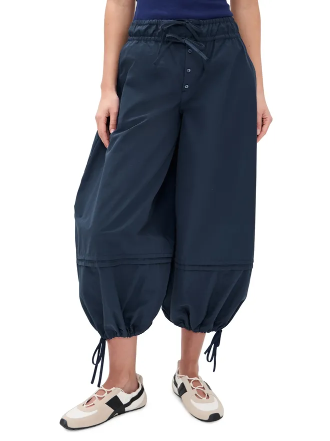 Damson Madder Damson Madder フリーダ バルーンパンツ ネイビーの商品画像