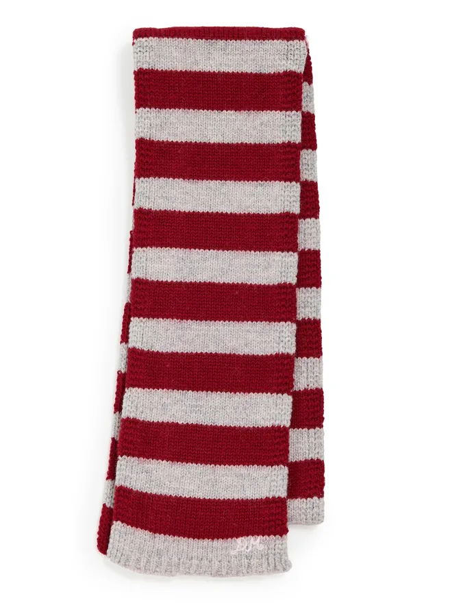 Damson Madder Damson Madder ストライプ柄スキニースカーフの商品画像