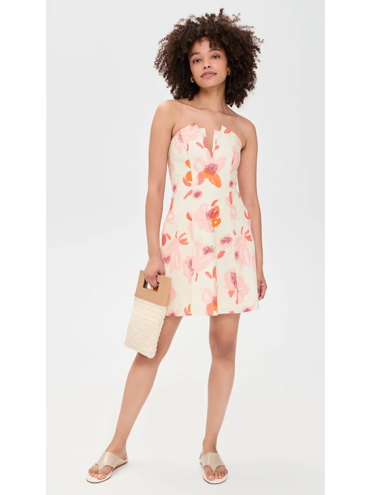 De Loreta Coraza Dress Peonia Red - 画像5